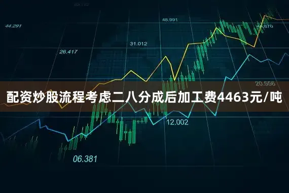 配资炒股流程考虑二八分成后加工费4463元/吨